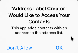 Access Contacts