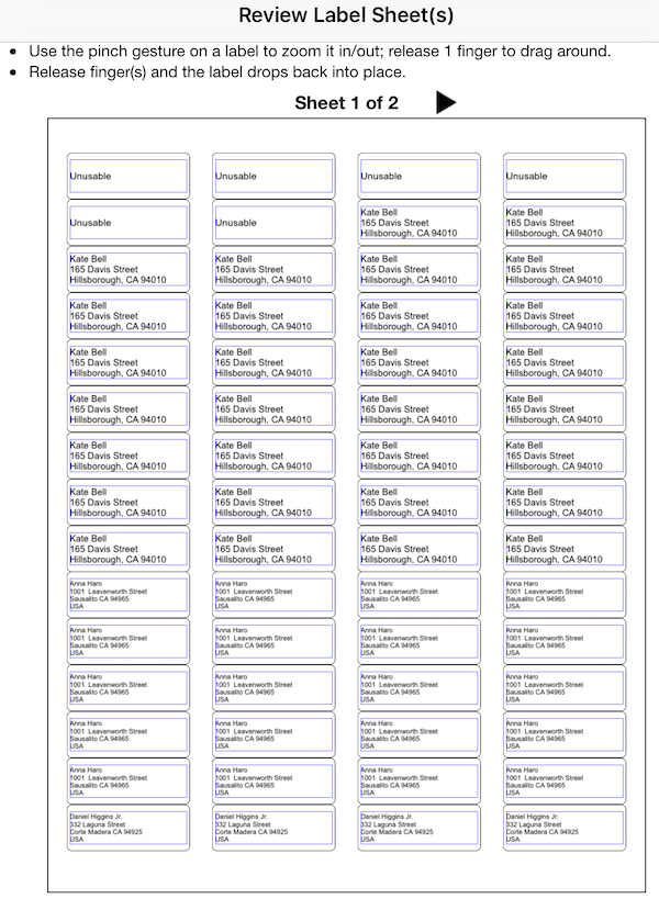 Review Sheets