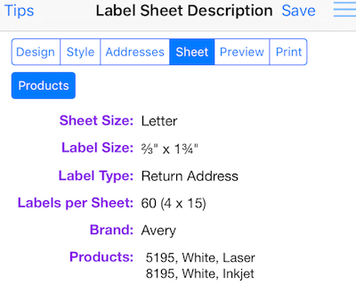 Sheet Products