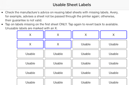 Unusable Labels