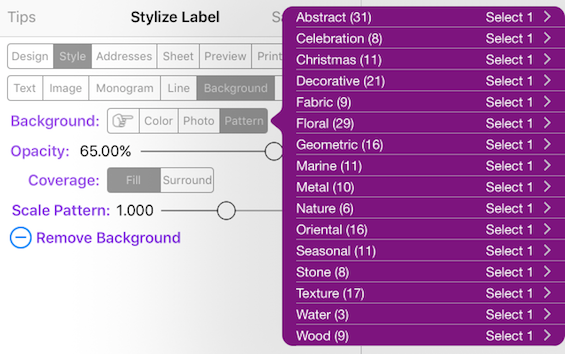 Select Pattern