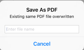 Save as PDF