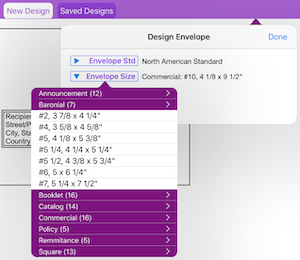 Select Envelope Size