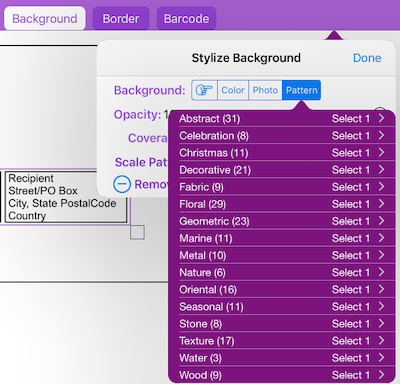 Select Pattern